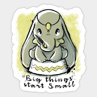 Big Things Sticker